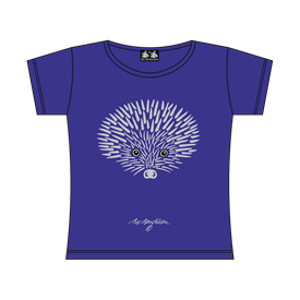 Igel violett T-Shirt