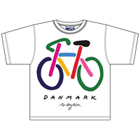 Fahrrad weiß T-Shirt