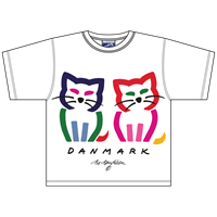 2 Katzen weiß T-Shirt