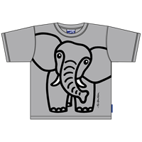 Elefant Grau T-Shirt