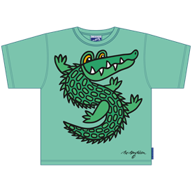 Krokodil Grün T-Shirt