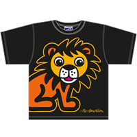 Löwe Schwarz T-Shirt
