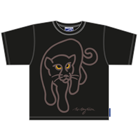 Panther Schwarz T-Shirt