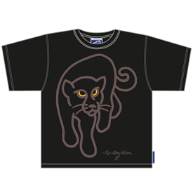 Panther Schwarz T-Shirt