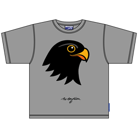 Falke Grau T-Shirt