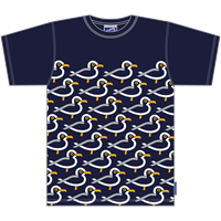 Multi Möwen Navy T-Shirt