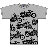 Harley Grau T-Shirt