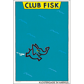 KLUB FISK Poster</BR> 62 x 91 cm