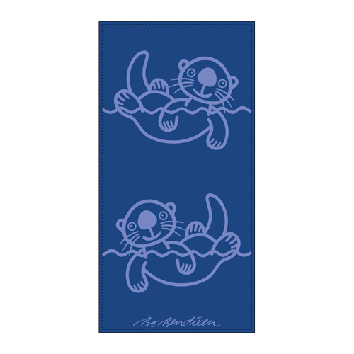 Handtuch Seeotter</BR>Blau</BR>50 x 100 cm