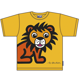 Löwe Schwarz T-Shirt