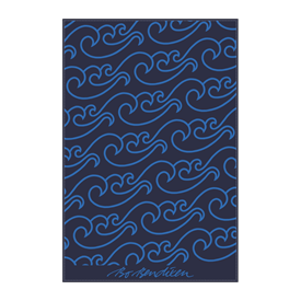 Badetuch Northsea Blau </BR>100x150 cm