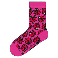 Marienkäfer Socken