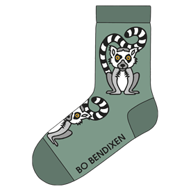 Lemur Socken 