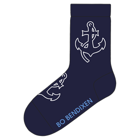 Anker Navy Socken