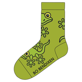 Gekko Lindgrün Socken