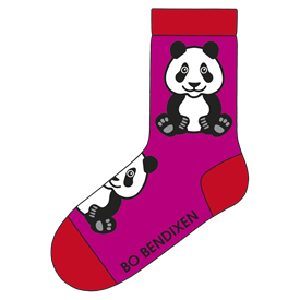 Pink Panda Socken 