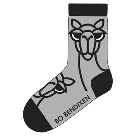 Kamel Grau Socken